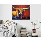 Painting by Numbers Bull Modern Animal Art 2